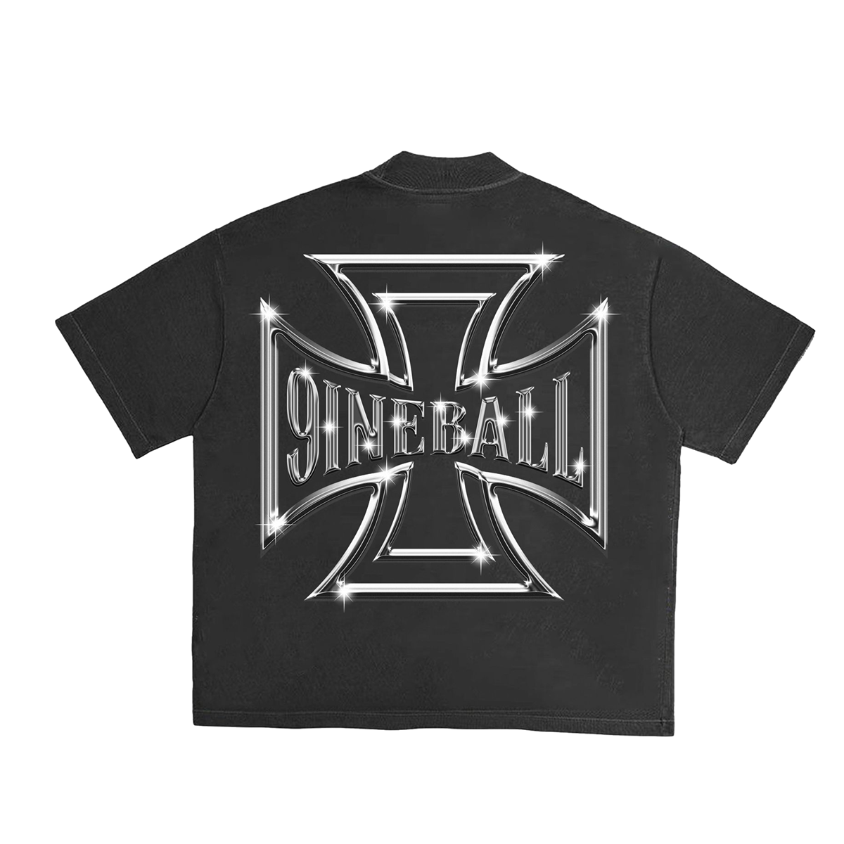 9INEBALL Motor Club Logo T-Shirt