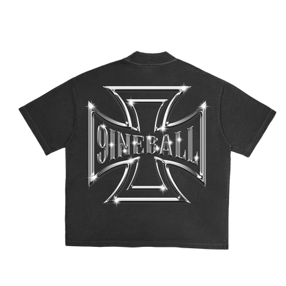9INEBALL Motor Club Logo T-Shirt